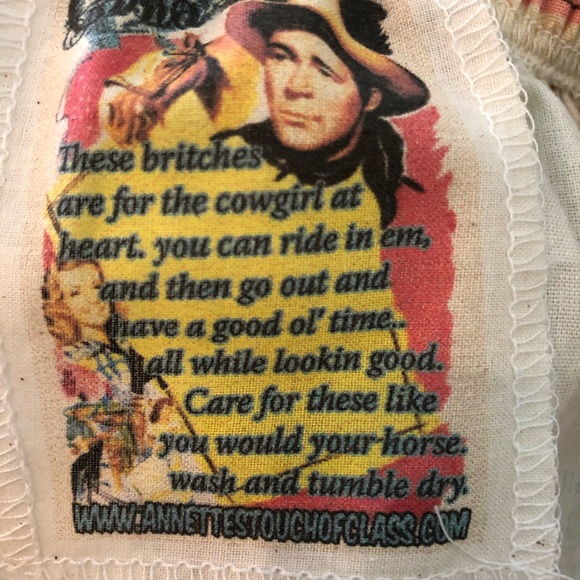 Upcycled Pattern Material Summer Boho Rodeo Top - Picture 3 of 8